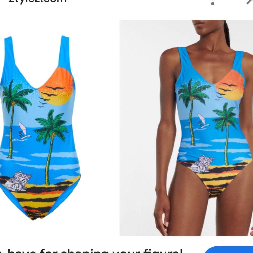 GANNI | Azure Women's One-piece Swimsuits